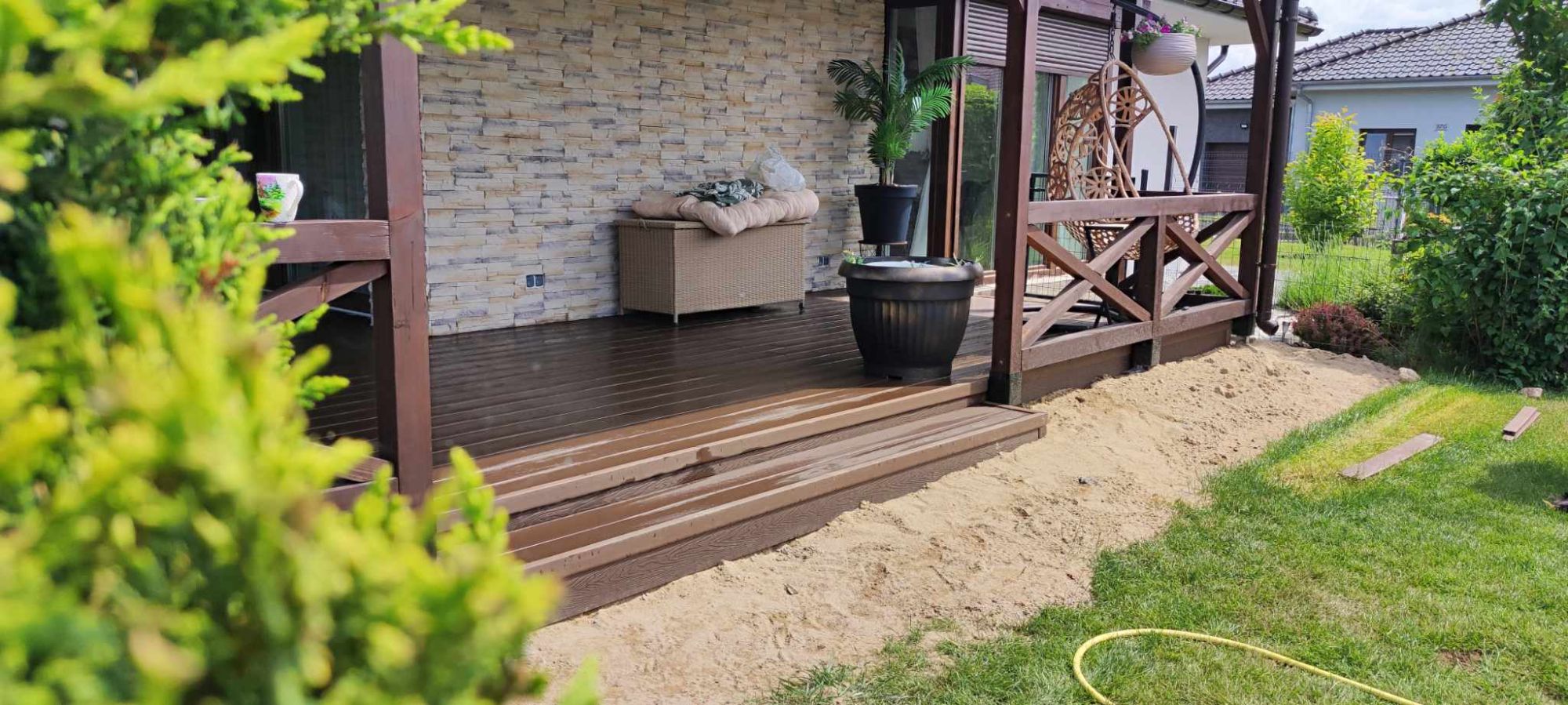 Covered terrace